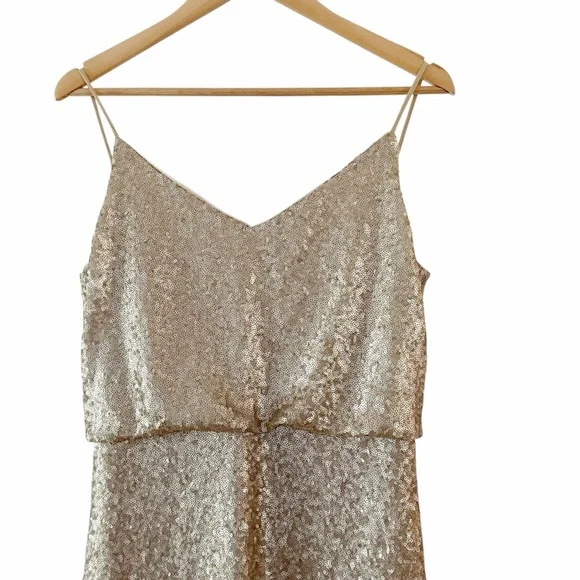 jenny yoo gold bridesmaid dress Jenny Yoo Bridesmaid Dress Louisa Prosecco main image 1